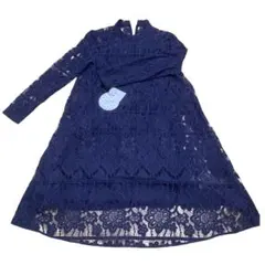 【新品タグ付き】kaene インナー付き ワンピース 総レース 結婚式 ドレス