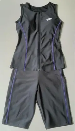 PERSON'S SPORTS セパレート水着 ブラック パープルのサムネイル