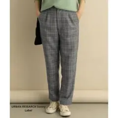 URBAN RESEARCH Sonny Label チェックテーパードパンツ