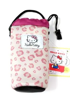 サンリオ ハローキティ ペットボトルホルダー　ヒョウ柄　ピンク 　アベイル