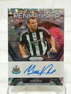 マーク・ヴィドゥカ　ニューカッスル サインカード panini soccer