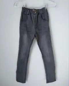 ダディオダディ　パンツ　140 ブラックデニム　ロングパンツ　ブラック　グレー