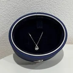 4℃ シルバー ドロップ型ネックレス