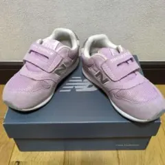 new balance パープル スニーカー 996モデル 14.5 ベルクロ
