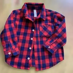 ELFINDOLL チェック柄シャツ 95cm