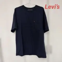 Levi’sリーバイス ポケットTシャツ ネイビー USAサイズ RELAXEDのサムネイル