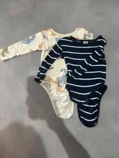H&M ベビーシャツ肌着 ロンパース　ベビー服