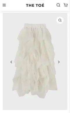 THE TOE Iris tulle skirt (white・Sサイズ) THE toe Iris Tulle Skirt White XS - メルカリ
