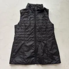 EVEX 中綿ベスト ジップアップ ブラック 44（D430）