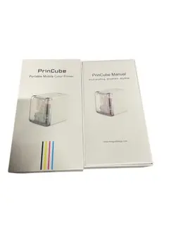 【動作品】Printcube 世界最小ポータブル モバイル カラープリンター