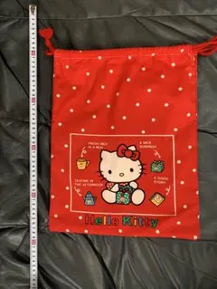 Hello Kitty 巾着袋 大