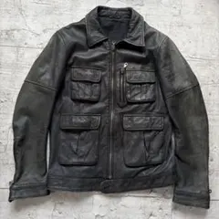 AKM leather M-66 m-65 field jacket wjk - メルカリ