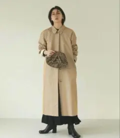 todayful ステンカラーツイルコート