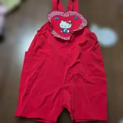 キティチャン　オーバーオール　リボン　ハート