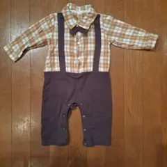 ベビー ロンパース フォーマル 蝶ネクタイ付き