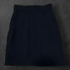 AKRIS アクリス ウール タイトスカート ブラックのサムネイル