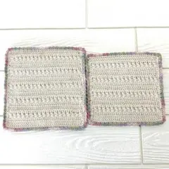【ハンドメイド】ハンカチ2枚セット