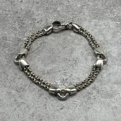 ティファニー TIFFANY ダブルロープ ダブルハート ブレスレット 希少