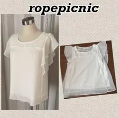 【ropepicnic】半袖シャツ カットソー プルオーバー トップス ホワイト