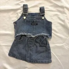 韓国子供服　韓国　デニム　セトア　子供服　サロペ