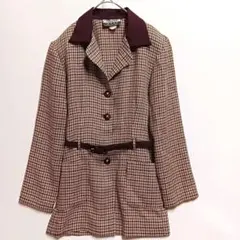 週末セール中　レトロ　チェック柄 ジャケット