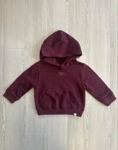 GAP フード付きトレーナー バーガンディー 赤 90cm