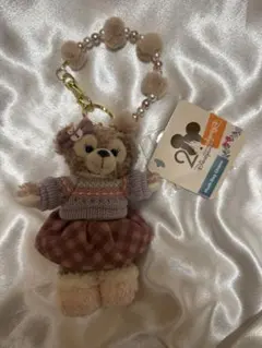 新作 香港ディズニーランド冬日クリスマス シェリーメイ　ぬいぐるみキーチェーン