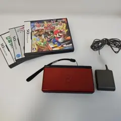 ニンテンドーDS Lite レッド 充電器・ゲーム3本付き