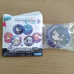 プロセカ　セガラッキーくじ E賞　缶バッジ　星野一歌
