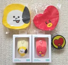 BT21 ワイヤレスマウス(未開封) 缶 ポーチ CHIMMY TATA
