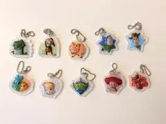 セリア　トイストーリー　ぷっくりアクリルキーホルダー　コンプリートセット