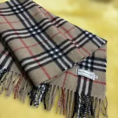 バーバリー BURBERRY ノヴァチェック カシミヤ マフラー　肌触り最高