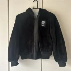 Algy フリース　ファー　フードジャケット　リバーシブル