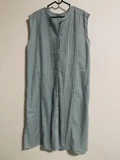 ITEMS URBAN RESEARCH プリーツ　ノースリーブ　ワンピース　F