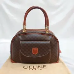 極美品 CELINE マカダム柄 ハンドバッグ