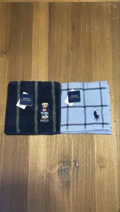 ラルフローレン ハンカチ 2枚セット 新品 タグ付き ポロベア