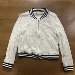 CECIL McBEE レース ブルゾン ホワイト　M