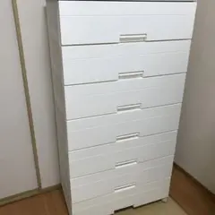 フィッツプラス 7段 55cmチェスト ホワイト - メルカリ