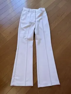 お値下げ　SNIDEL ハイウエストスラックスパンツ ピンク レディース