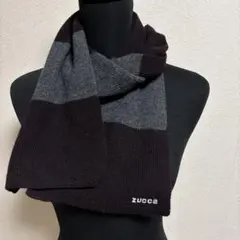 MA☆ ZUCCa（ズッカ）バイカラー（ボーダー）ニットマフラーのサムネイル