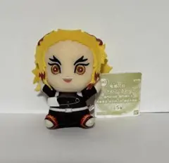 鬼滅の刃　煉獄杏寿郎　　くっつきぬいぐるみバッジ　笑顔