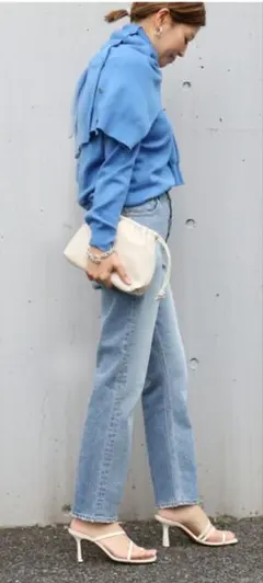 ドゥーズィエムクラス　EVERYDAY I LIKE ブルーカーディガン