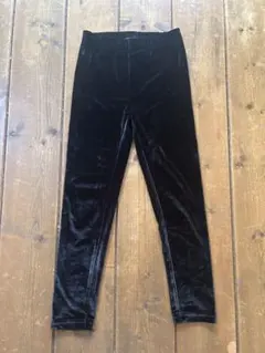 ポロラルフローレン　キッズ　ベロアレギンス　サイズ6　ベルベット　黒　120cm