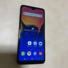 Samsung Galaxy A20ブラック 本体 auモデル