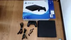【初期化済み】PS4 500GB ジェット・ブラック 箱・付属品あり