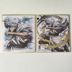 【希少】銀魂 色紙art 坂田銀時 箔押し
