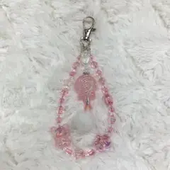 【即購入⭕️】スマホストラップ ピンク キャンディー ミニくま ラブリー