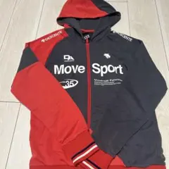 DESCENTE Move Sport ジャージ グレー/レッド