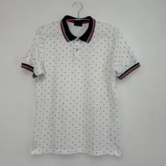 TK MIXPICE ドット柄ポロシャツ XL