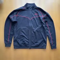 Under Armour ジップアップジャケット 黒/赤